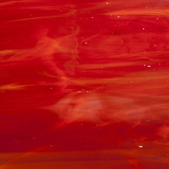 Plaque de Verre Rouge Cerise