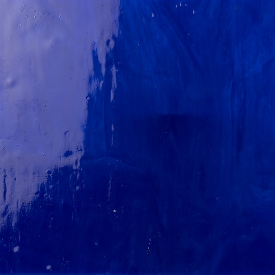 Glass PlateCobalt  Wispy