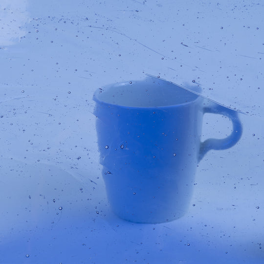 Plaque de Verre Bleu Ciel
