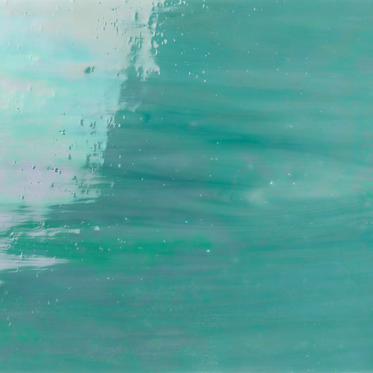 Glasplatta Ljus Cyan Iriserande