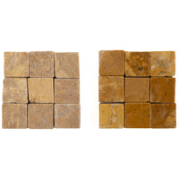 Marble 10x10mm  Giallo Copper