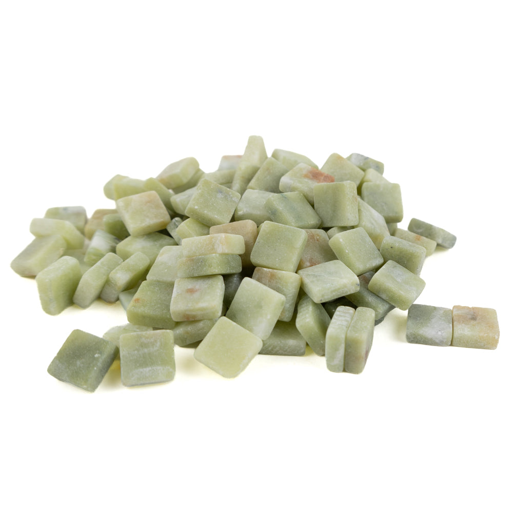 Marble 10x10mm  Emerald Green