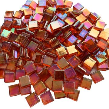 Glass Mosaic Transparent 10mm Hessonite