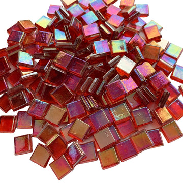 Glass Mosaic Transparent 10mm Carnalite