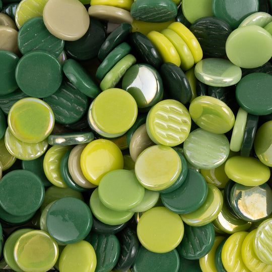 Rounds 18mm  Green Mix