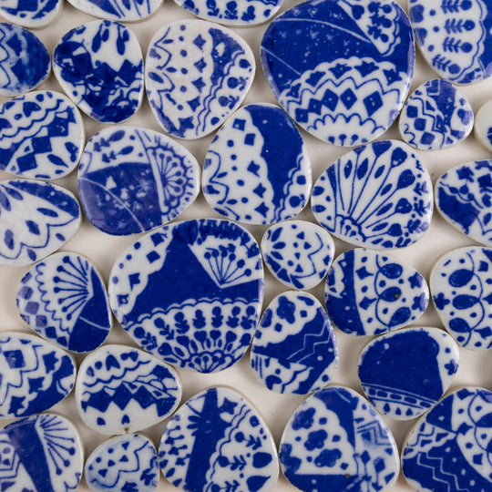 Kiezels Blauw Kant (Los)