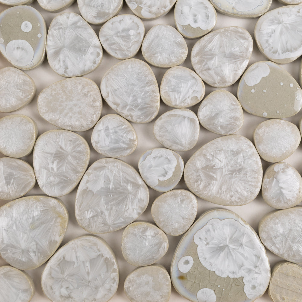 Seixos Cerâmicos Cristal Branco (Soltos)