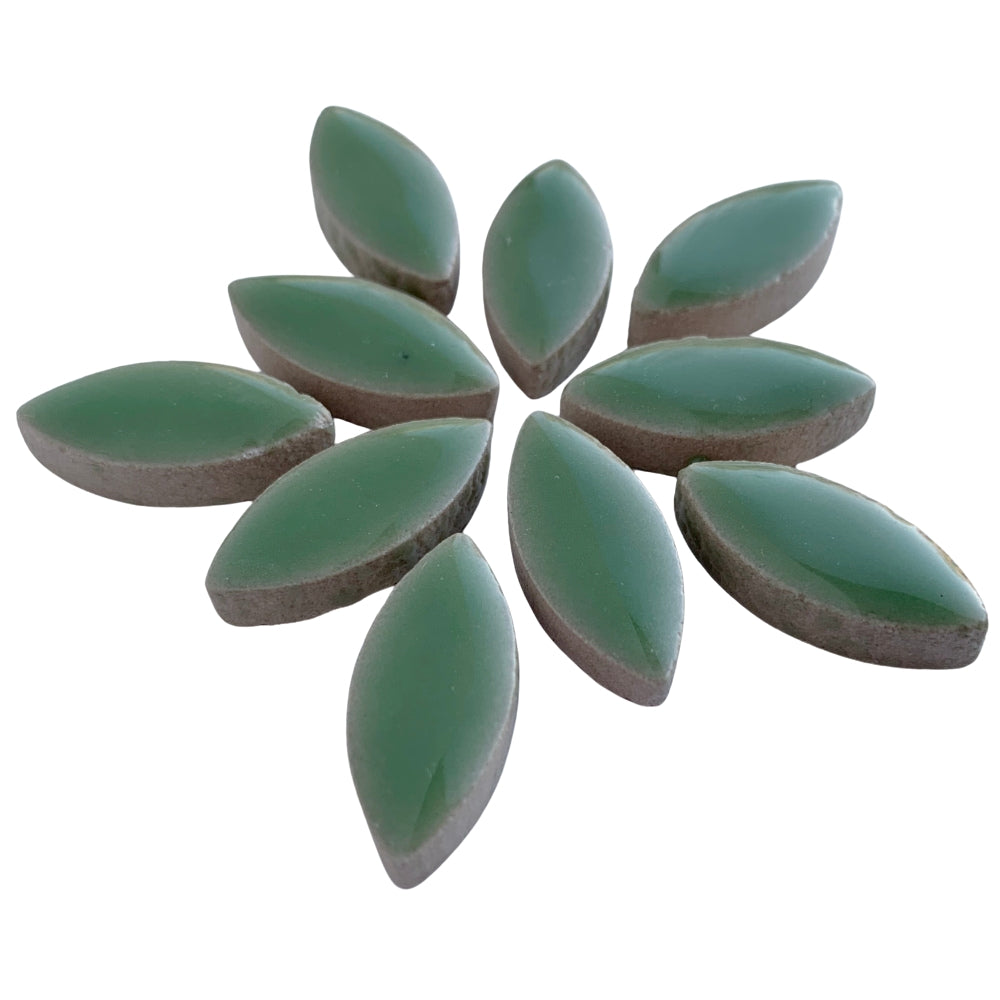 Bloemblaadjes 25mm Jade
