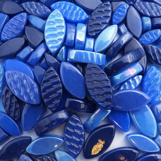 Pétalos Otomanos Mezcla Azul