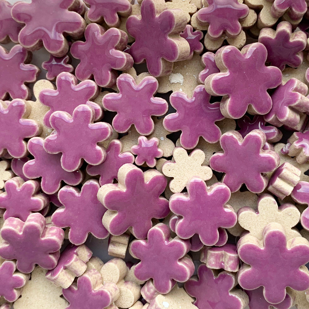 Charms Flores Púrpura