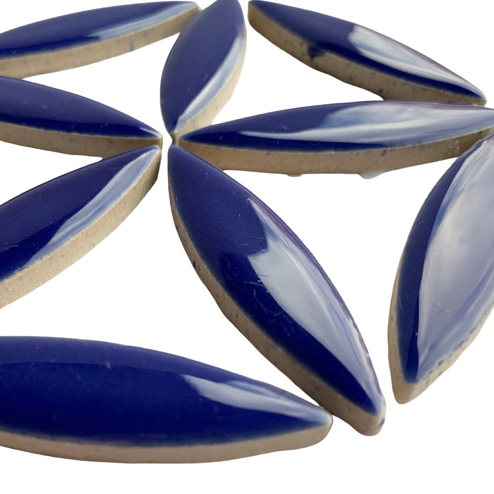 Ceramic Ellipse  Dark Blue