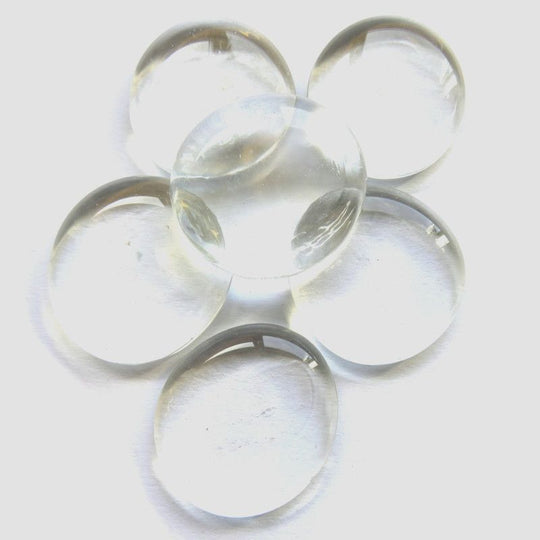 Glasdruppels XL 30-36mm Kristal