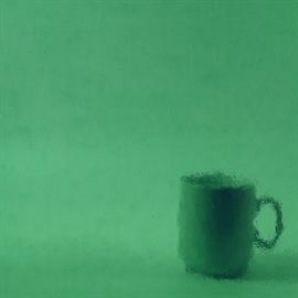 Glass Plate Grass Green