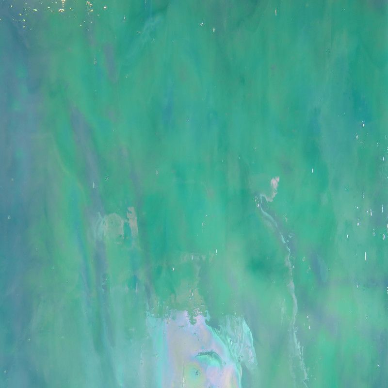 Placa de Vidrio Verde Mar Nacarado