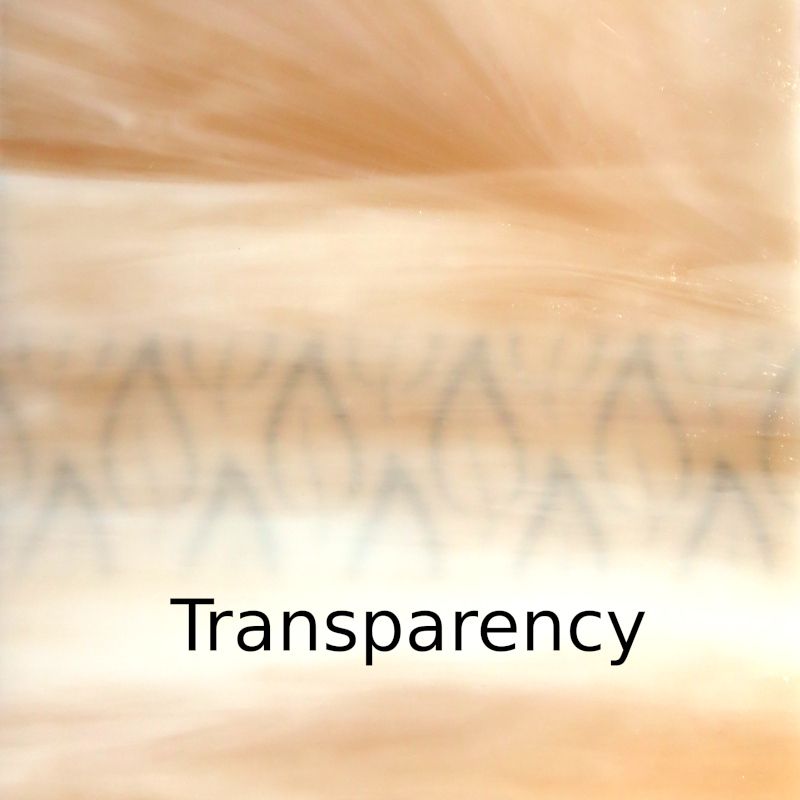 Plaque de Verre Corail Vaporeux 