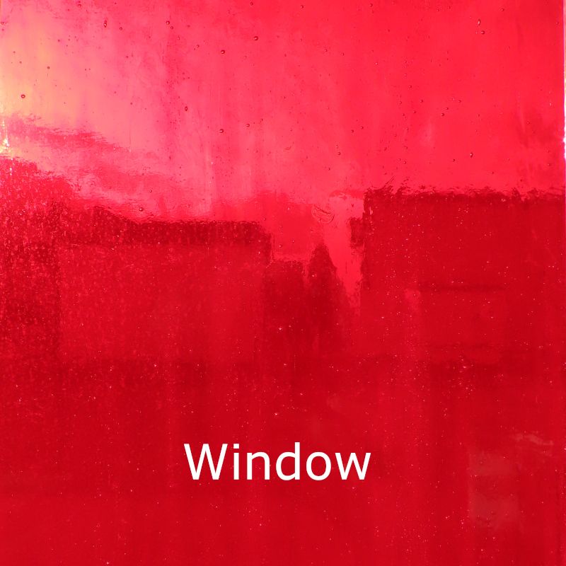 Glasplatte Scharlachrot