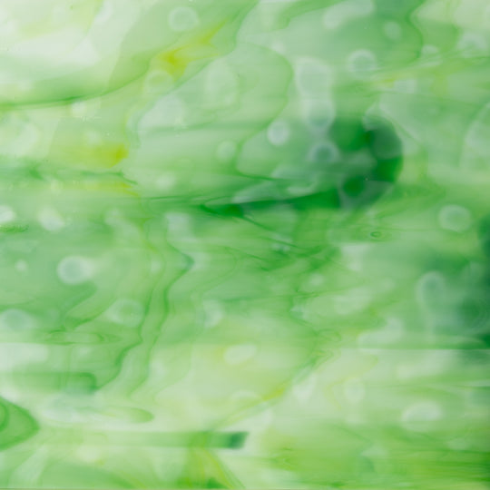 Glass Plate Soft Green Mottle 