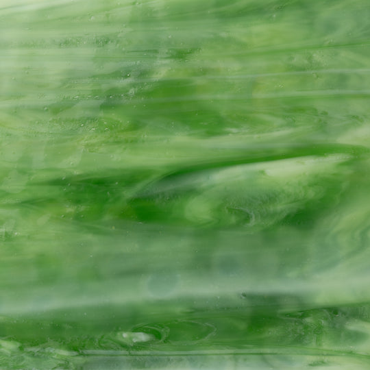 Glass Plate Lime Green Mottle