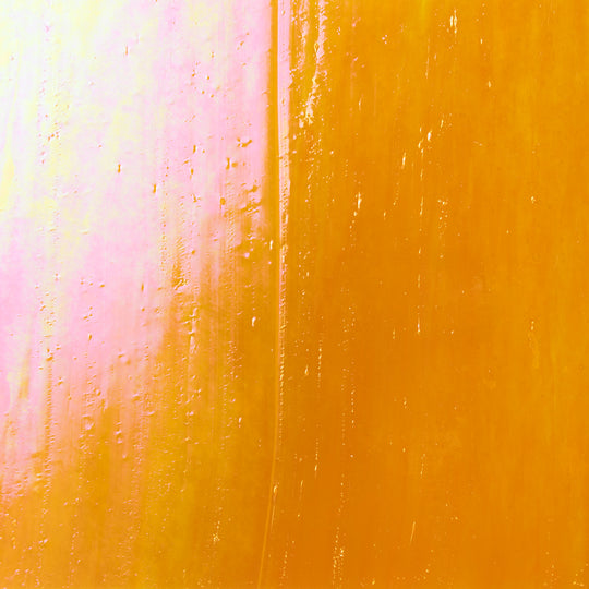 Glasplaat Oranje Iriserend