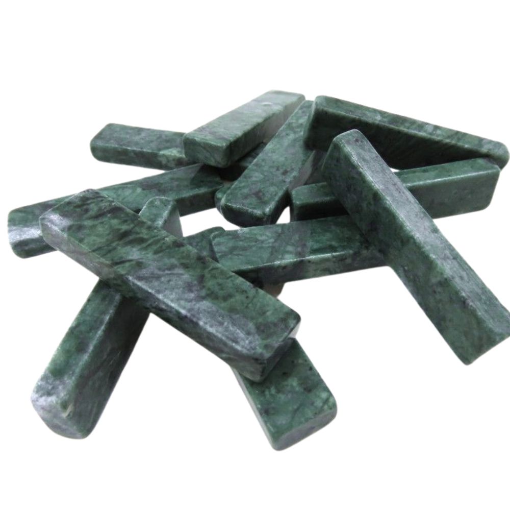 Marmorstangen Blumengrün