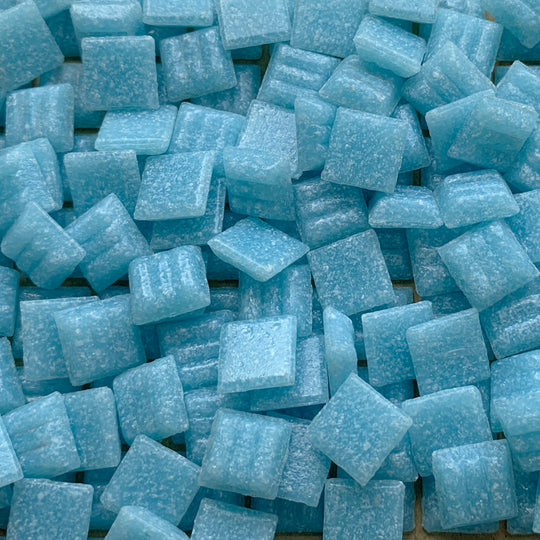 Mozaic din sticlă 10 mm cian (vrac)