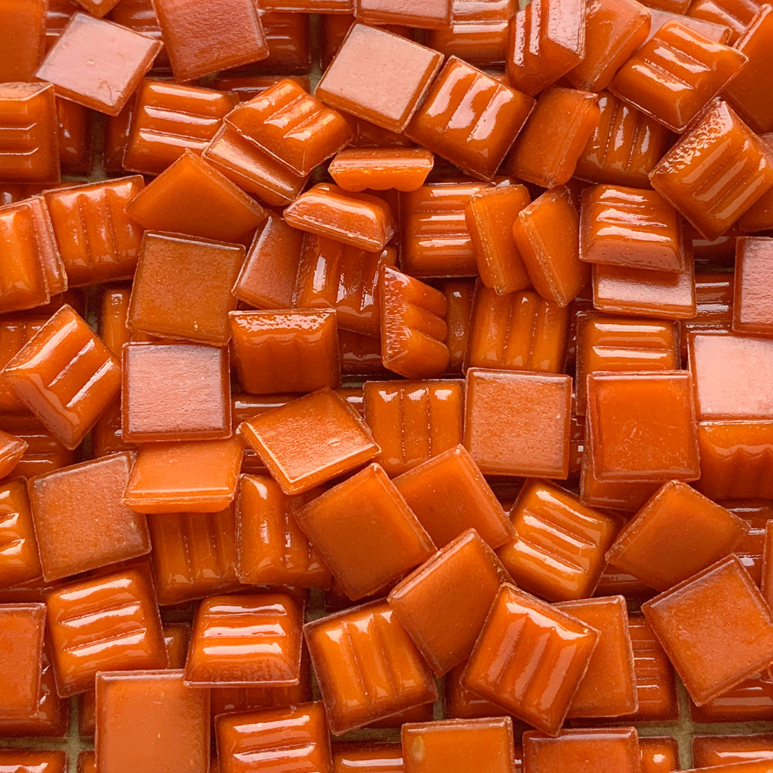 Pastilha de vidro 10 mm Laranja