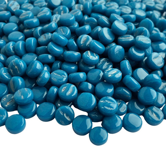 Mini Pastilles De Verre 8mm Lac Bleu Foncé