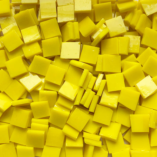 Pastilha de Vidro Tiffany Glacier 15mm – Amarelo-sol