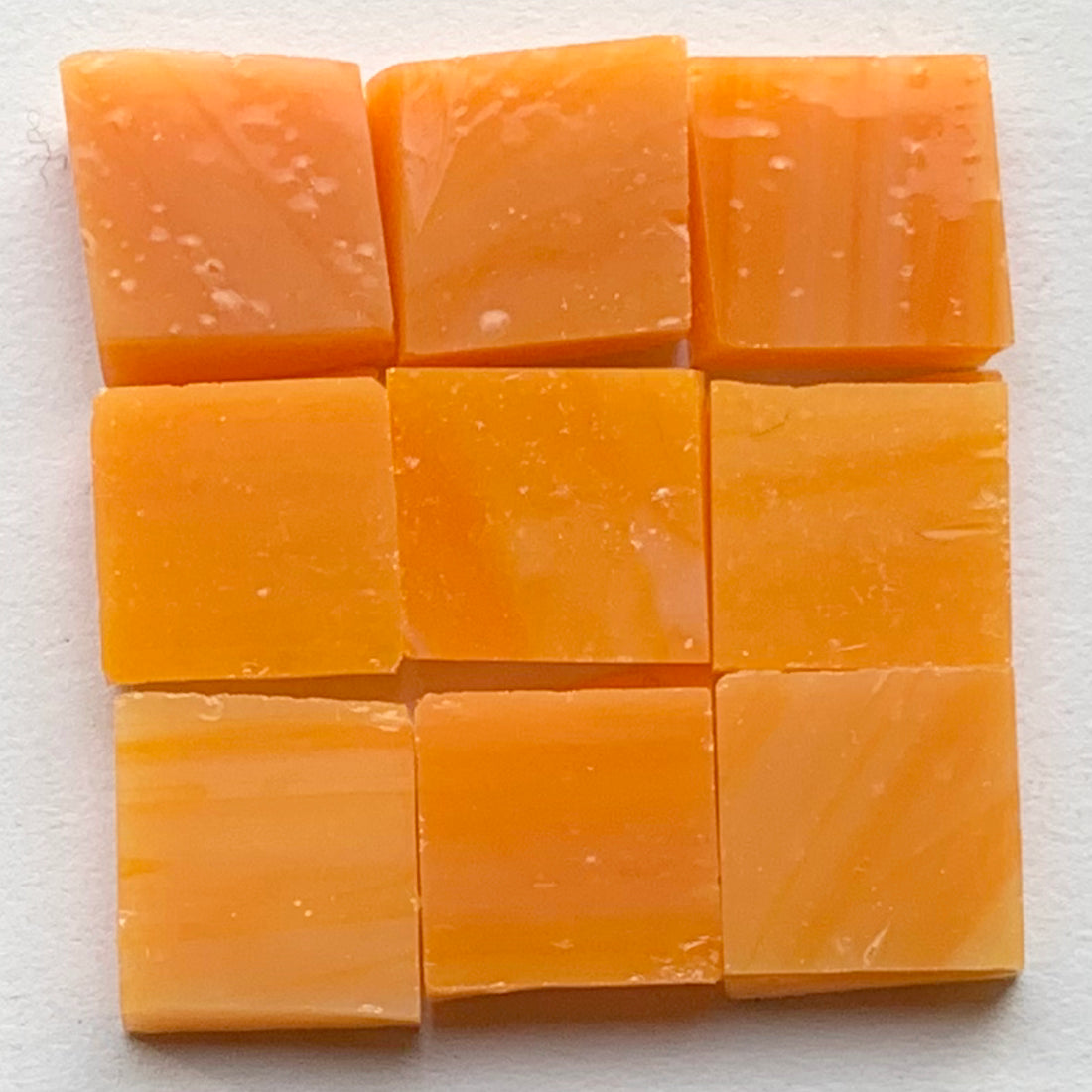 Detaliu Tiffany Glacier mango cu nouă piese din sticlă