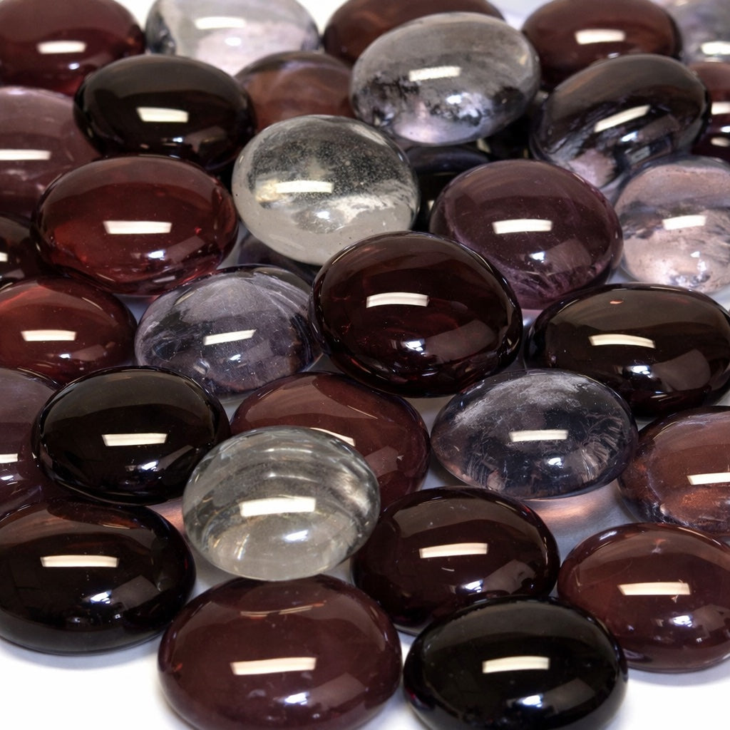 Glasnuggets 16-20 mm Lila-Mix