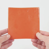 Video showing Morasutti Smalti mosaic tile – orange – 11.5 x 11.5 cm, rotated to show full tile