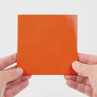 Video showing Morasutti Smalti mosaic tile – orange – 11.5 x 11.5 cm, rotated to show full tile