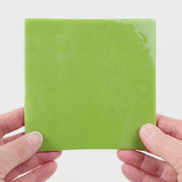 Video showing Morasutti Smalti mosaic tile – green – 11.5 x 11.5 cm, rotated to show full tile