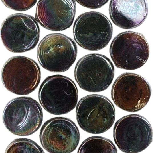 Radiant Rund 18 mm Schwarzes Meer