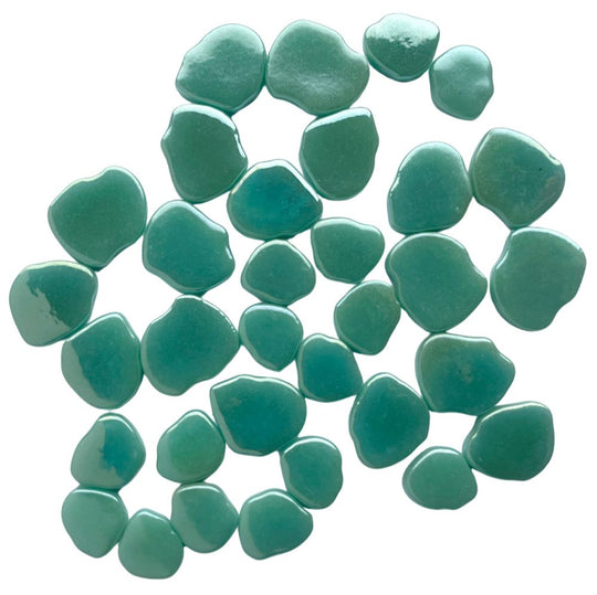 Fleur de Sakura Perlé Cyan Clair