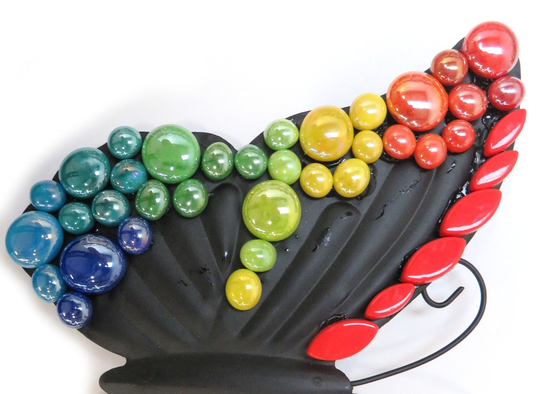 Regenboog Vlinder 24cm