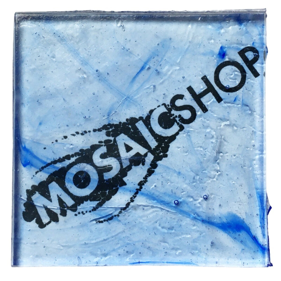 Verre Mosaique - glass mosaic -Glasmosaik-glasmozaïek-Albertini Glas Helder Hemelsblauw - mosaicshop