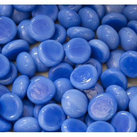Glasdruppels  16-20mm Blauw