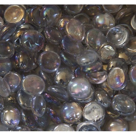 Verre Mosaique - glass mosaic -Glasmosaik-glasmozaïek-Glasdruppels 16-20mm Diamantlila - mosaicshop