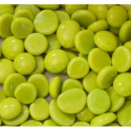 Glasdruppels  16-20mm Kiwi