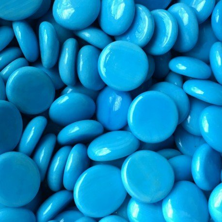 Glasdruppels  16-20mm Turkoois