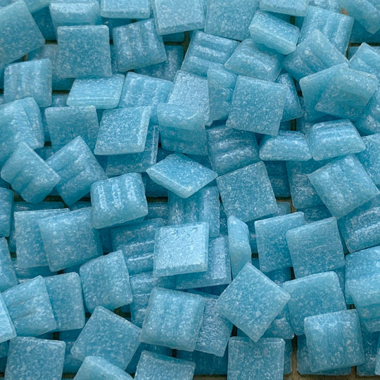 Pâtes de Verre 10mm  Cyan