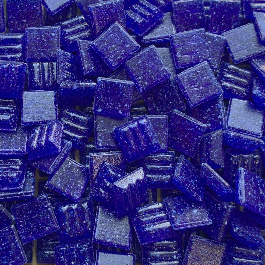 Verre Mosaique - glass mosaic -Glasmosaik-glasmozaïek-Glasmozaiek 10mm Kobalt - mosaicshop