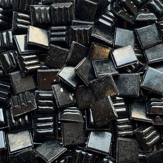 Pâtes de Verre 10mm  Noir