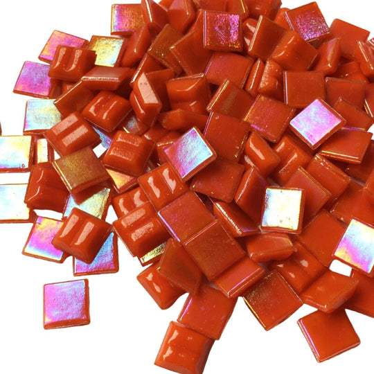 Iridescent Glass Mosaic 10mm  Agate