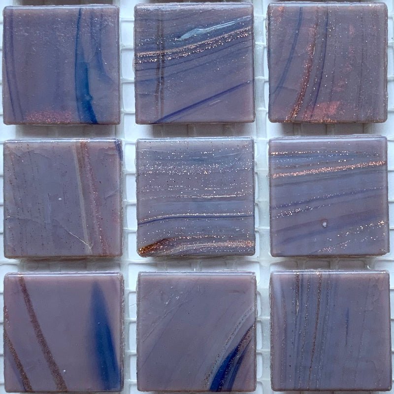 Verre Mosaique - glass mosaic -Glasmosaik-glasmozaïek-Glasmozaiek met Goud Dooradert 20mm Ultraviolet - mosaicshop