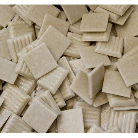 Pâtes de verre Murano 20mm  Beige