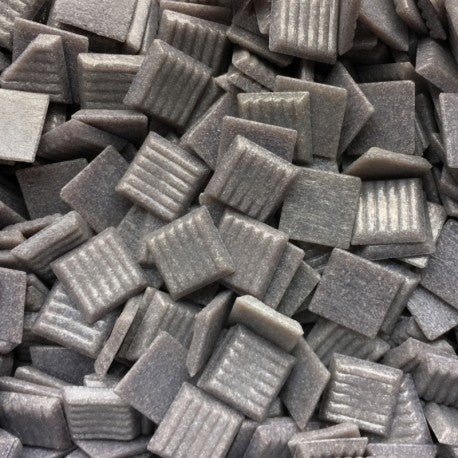 Pâtes de verre Murano 20mm  Gris Foncé