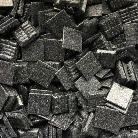 Pâtes de verre Murano 20mm  Graphite