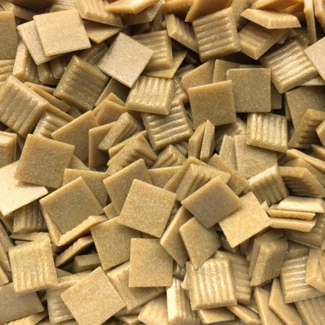 Pâtes de verre Murano 20mm  Ocre